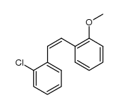 2-chloro-2'-methoxystilbene Structure