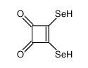 3,4-bis(selanyl)cyclobut-3-ene-1,2-dione Structure