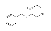 N1-苄基-n2-丙基-1,2-乙二胺结构式