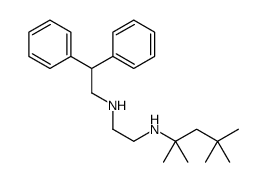 N-(2,2-diphenylethyl)-N'-(2,4,4-trimethylpentan-2-yl)ethane-1,2-diamine Structure