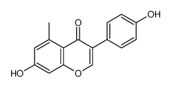 7-hydroxy-3-(4-hydroxyphenyl)-5-methylchromen-4-one结构式