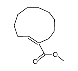 methyl (1Z)-cycloundec-1-ene-1-carboxylate结构式