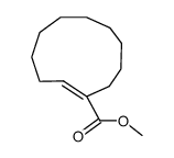 methyl (1Z)-cycloundec-1-ene-1-carboxylate Structure