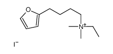 ethyl-[4-(furan-2-yl)butyl]-dimethylazanium,iodide Structure