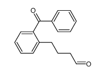 4-(2-benzoylphenyl)butanal Structure