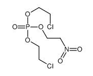 bis(2-chloroethyl) 2-nitroethyl phosphate结构式