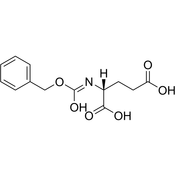 N-CBZ-D-谷氨酸结构式