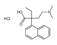 (3-carboxy-3-naphthalen-1-ylpentyl)-dimethylazanium,chloride结构式