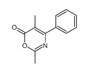 2,5-dimethyl-4-phenyl-1,3-oxazin-6-one Structure