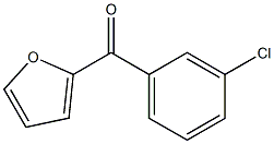 (3-chlorophenyl)-(furan-2-yl)methanone结构式