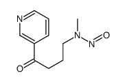 4-(METHYLNITROSOAMINO)-1-(3-PYRIDYL)-1-BUTANONE structure