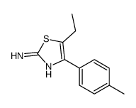 5-ethyl-4-(4-methylphenyl)-1,3-thiazol-2-amine Structure