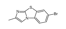 7-BROMO-2-METHYLIMIDAZO[2,1-B]BENZOTHIAZOLE structure