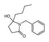 1-benzyl-5-butyl-5-hydroxypyrrolidin-2-one结构式