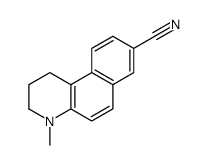 4-methyl-2,3-dihydro-1H-benzo[f]quinoline-8-carbonitrile Structure
