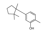 2-methyl-5-(1,2,2-trimethylcyclopentyl)phenol结构式