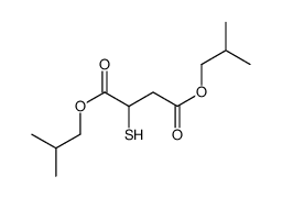 bis(2-methylpropyl) mercaptosuccinate结构式