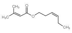(Z)-3-hexen-1-yl senecioate structure