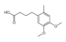 4-(4,5-dimethoxy-2-methyl-phenyl)-butyric acid结构式