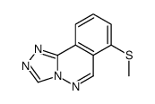 7-methylsulfanyl-[1,2,4]triazolo[3,4-a]phthalazine结构式