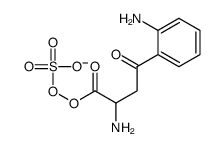 ()-α,2-diamino-γ-oxobenzenebutyric acid, sulphate结构式