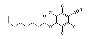 (2,3,5,6-tetrachloro-4-cyanophenyl) octanoate Structure