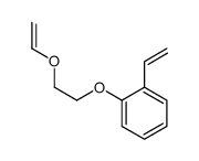 1-(2-ethenoxyethoxy)-2-ethenylbenzene Structure