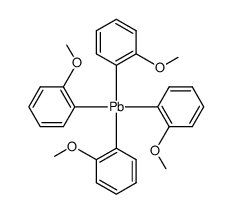 tetrakis-(2-methoxy-phenyl)-plumbane Structure