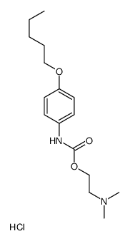 dimethyl-[2-[(4-pentoxyphenyl)carbamoyloxy]ethyl]azanium,chloride结构式