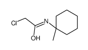 2-chloro-N-(1-methylcyclohexyl)acetamide结构式