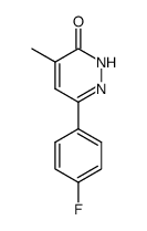 6-(4-fluoro-phenyl)-4-methyl-2H-pyridazin-3-one结构式