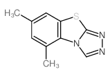 1,2,4-Triazolo[3,4-b]benzothiazole,5,7-dimethyl-结构式