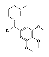 N-[3-(Dimethylamino)propyl]-3,4,5-trimethoxybenzothioamide Structure