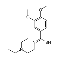 3,4-Dimethoxy-N-[2-(diethylamino)ethyl]benzothioamide structure