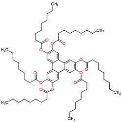2,3,6,7,10,11-Hexakis[nonanoyloxy]triphenylen结构式