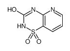 2H-Pyrido(2,3-e)-1,2,4-thiadiazin-3(4H)-one,1,1-dioxide结构式