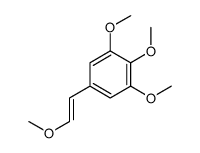 1,2,3-trimethoxy-5-(2-methoxyethenyl)benzene结构式