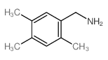 Benzenemethanamine,2,4,5-trimethyl- structure