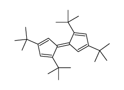 1,3-ditert-butyl-5-(2,4-ditert-butylcyclopenta-2,4-dien-1-ylidene)cyclopenta-1,3-diene结构式