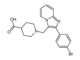 1-[2-(4-BROMOPHENYL)IMIDAZO[1,2-A]PYRIDIN-3-YLMETHYL]PIPERIDINE-4-CARBOXYLICACID picture