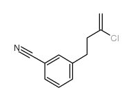 2-CHLORO-4-(3-CYANOPHENYL)-1-BUTENE结构式