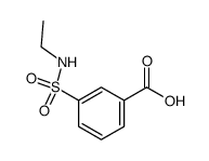 3-[(乙基氨基)磺酰基]苯甲酸结构式