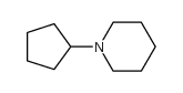 1-Cyclopentylpiperidine结构式