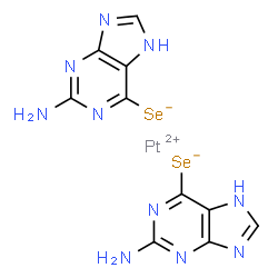 selenoguanine platinum(II) structure