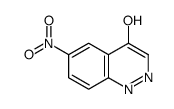 6-Nitrocinnolin-4-ol结构式