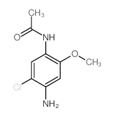 N-(4-amino-5-chloro-2-methoxy-phenyl)acetamide结构式