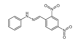 2,4-dinitro-benzaldehyde phenylhydrazone结构式