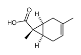 3-carene-9-carboxylic acid Structure