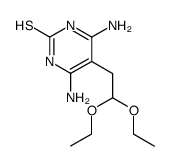 4,6-diamino-5-(2,2-diethoxyethyl)pyrimidine-2-thiol结构式