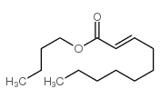butyl 2-decenoate Structure